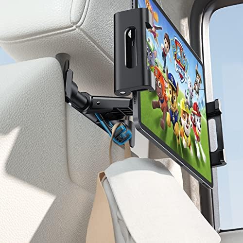 מחזיק טבליות לרכב של Bakel משענת ראש, הרכבה לרכב iPad [וו 2 ב 1] מחזיק אייפד משענת ראש לטאבלט